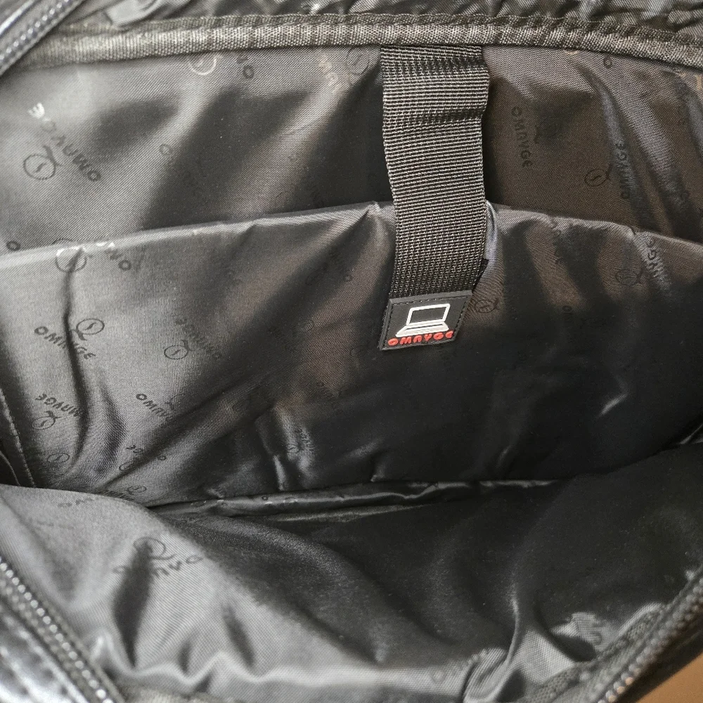 Omayge black briefcase